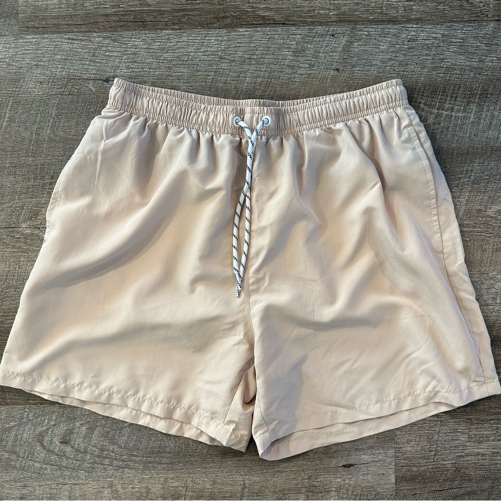 Men’s Swim Trunks Size Small- Tan